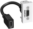 РОЗЕТКА HDMI БЕЛАЯ