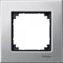 MERTEN M-Elegance РАМКА металлическая 1 пост, ПЛАТИНА-СЕРЕБРО, SM
