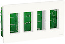 UNICA SYSTEM+ БЛОК скрытой установки 4х2 белый