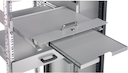 Полка 19" 2U д/клавиат. выдвижн. RAL7036
