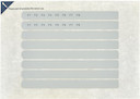 МАРКИРОВОЧНЫЕ ПОЛОСЫ ДЛЯ КНОПОК GTO 7"