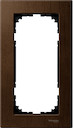 MERTEN M-Elegance РАМКА деревянная 2 поста б/перегородки, ОРЕХ, SM