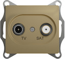GLOSSA TV-SAT РОЗЕТКА оконечная 1DB, механизм, ТИТАН