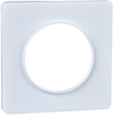 ODACE РАМКА 1-постовая, для механизма белого цвета, БЕЛЫЙ