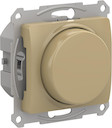 GLOSSA СВЕТОРЕГУЛЯТОР (диммер) повор-нажим, LED, RC, 315Вт, мех., ТИТАН