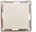 W59 AQUA 1-клавишный ПЕРЕКЛЮЧАТЕЛЬ, 16АХ, IP44, механизм, СЛОНОВАЯ КОСТЬ