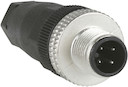 М12 ПРЯМ. РАЗЪЕМ 4 ШТЫРЯ XZCC12MDM40B