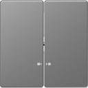 MERTEN D-Life КЛАВИША 2-ная с линзой для LED модуля, НЕРЖ. СТАЛЬ