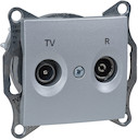 SEDNA TV/R РОЗЕТКА оконечная, 1dB, АЛЮМИНИЙ