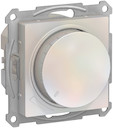 ATLASDESIGN СВЕТОРЕГУЛЯТОР (диммер) повор-нажим, LED, RC, 630Вт, мех., ЖЕМЧУГ