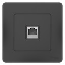 BLANCA С/У РОЗЕТКА компьютерная RJ45, кат.5E, АНТРАЦИТ