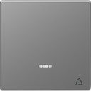 MERTEN D-Life КЛАВИША с линзой для LED модуля, сим. звонок, НЕРЖ. СТАЛЬ