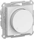 ATLASDESIGN СВЕТОРЕГУЛЯТОР (диммер) повор-нажим, LED, RC, 630Вт, мех., БЕЛЫЙ