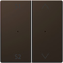 MERTEN D-Life PlusLink КЛАВИША 2-ная с S1/S2, вх/вз, МОККО, SD