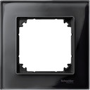 MERTEN M-Elegance РАМКА стеклянная 1 пост, ЧЕРНЫЙ ОНИКС, SM