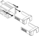 КРЕПЛЕНИЕ ДЛЯ USB КАБЕЛЕЙ/MAGELIS XBT