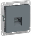 Розетка компьютерная AtlasDesign (RJ45, под рамку, с/у, грифель)