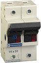 Fuse holder, GK1, 1p, 50A, for fuse NFC 14x51mm