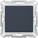 SEDNA ВЫКЛЮЧАТЕЛЬ 1-клавишный, сх.1, 10А, 250В, IP44, ГРАФИТ