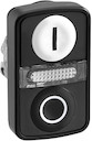ГОЛОВКА КНОПКИ ДВОЙНАЯ С МАРКИРОВК + LED ZB4BW7A17217