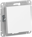 Переключатель одноклавишный AtlasDesign Aqua (IP44, 10 А, под рамку, с/у, белый)