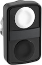 ГОЛОВКА КНОПКИ ДВОЙНАЯ БЕЗ МАРКИРОВКИ Ч ZB4BA71207