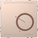 MERTEN D-Life ТЕРМОРЕГУЛЯТОР с центр. пл. с перекл. конт.230В,ШАМПАНЬ, SD