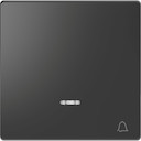 MERTEN D-Life КЛАВИША с линзой для LED модуля, сим. звонок, АНТРАЦИТ