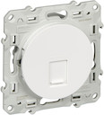 ODACE РОЗЕТКА RJ45 infraplus, неэкранированный кабель, кат. 5е, БЕЛЫЙ