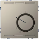 MERTEN D-Life ТЕРМОРЕГУЛЯТОР с центр. пл. с перекл. конт.230В, НИКЕЛЬ, SD