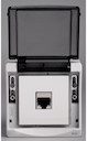 Розетка RJ45, 5 FTP о/у в сбо сер IP55