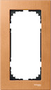 MERTEN M-Elegance РАМКА деревянная 2 поста б/перегородки, БУК, SM