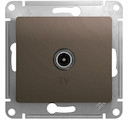 GLOSSA TV РОЗЕТКА проходная 4DB, ШОКОЛАД