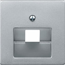 MERTEN ЦЕНТР.ПЛАТА д/розетки RJ45, 1 пост, АЛЮМИНИЙ, SM