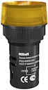 Лампа комм. ADDS ?22 мм LED жел. 24В AC/DC ЛK-22 DEKraft