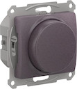 GLOSSA СВЕТОРЕГУЛЯТОР (диммер) повор-нажим, LED, RC, 315Вт, мех.,СИРЕНЕВЫЙ ТУМАН