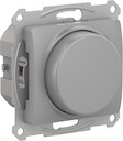 GLOSSA СВЕТОРЕГУЛЯТОР (диммер) повор-нажим, LED, RC, 315Вт, мех., АЛЮМИНИЙ