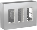 UNICA SYSTEM+ БЛОК открытой установки 3х2 алюминий