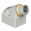 НАСТЕН ВИЛК ВИНТ 16A 2P-E 100-130V IP44