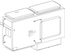 БОЛТОВОЙ ОТВ. БЛОК ДЛЯ COMPACT NS, 3L+N+PE(R), 1250А