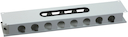 Кабельный канал 19" 2U c крышкой RAL7035