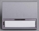 Push with legend holder option Grey Surface Mounting IK07 IP55