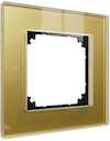 MERTEN M-Elegance РАМКА стеклянная 1 пост, ЗОЛОТО, SM