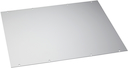 Панель-заглушка алюминий 19" 12U RAL7035