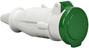КАБЕЛЬНАЯ РОЗЕТКА ВИНТ 32A 2P 24/48V IP44 11ч