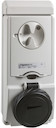 НАСТЕННАЯ РОЗЕТКА UNIKA С ДЕРЖ ПРЕДОХР 16A 3P-E 480-500 IP65