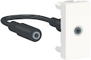 UNICA MODULAR розетка Minijack, 1 модуль, белый