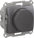 GLOSSA СВЕТОРЕГУЛЯТОР (диммер) повор-нажим, LED, RC, 315Вт, мех., ГРАФИТ