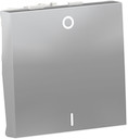 UNICA MODULAR выключатель двухполюс, 1-клавиш, сх. 2, 16 AX, 250 В, 2 мод АЛЮМИН