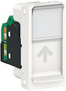 UNICA MODULAR розетка компьютерная, RJ45,одиночная, кат. 5е STP, 1 модуль, белый